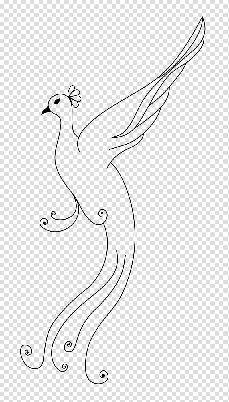Peacock Line Art Vector Art, Icons, and Graphics for Free Download