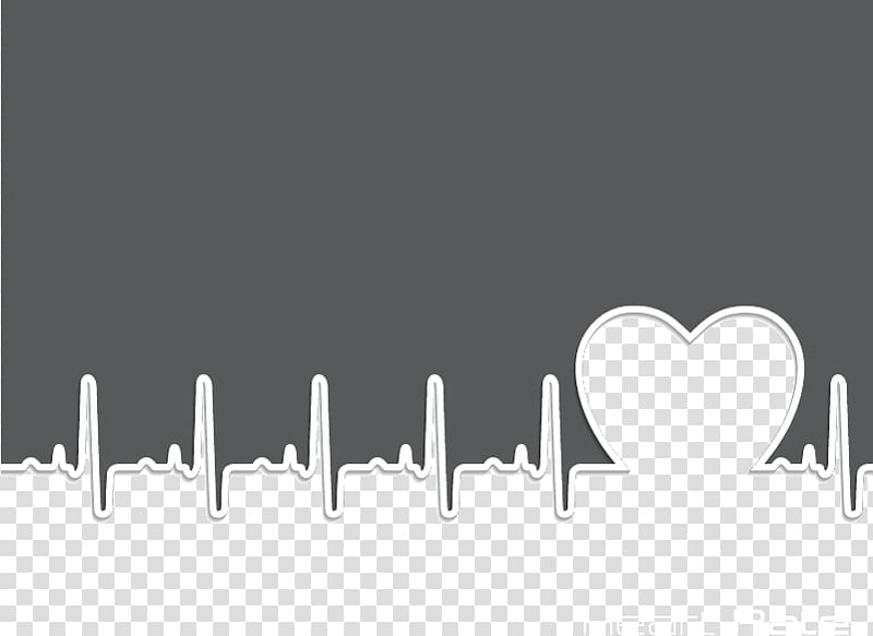 heart rate illustration, Electrocardiography Medicine Heart rate, Heart-shaped, heart rate, ECG, medical element transparent background PNG clipart