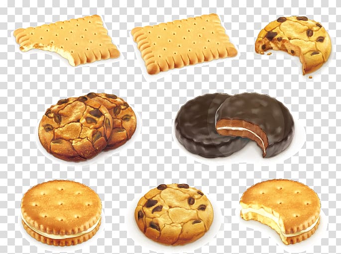 Chocolate chip cookie Biscuit , Cookies transparent background PNG clipart