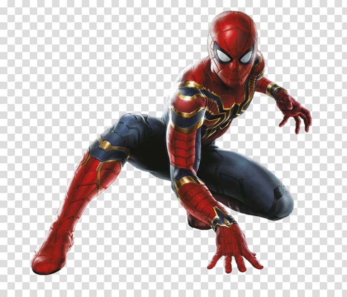 Spider-Man Iron Man Black Panther Hulk Iron Spider, spider-man transparent background PNG clipart