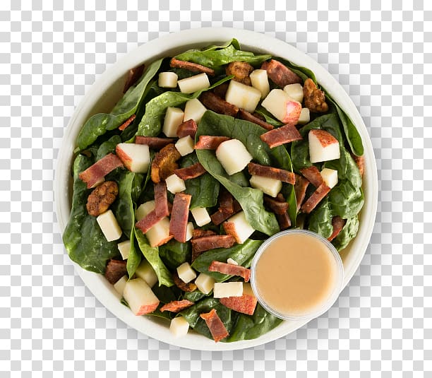 Spinach salad Fattoush Vegetarian cuisine Leaf vegetable Recipe, salad transparent background PNG clipart