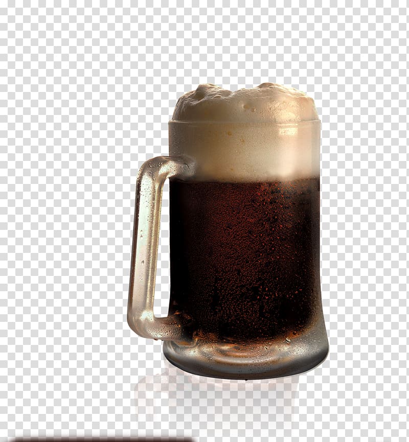 Beer Schwarzbier Stout Liqueur coffee, Glass of stout transparent background PNG clipart