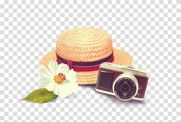 Conghua District Tourism Hotel Straw hat, straw hat transparent background PNG clipart