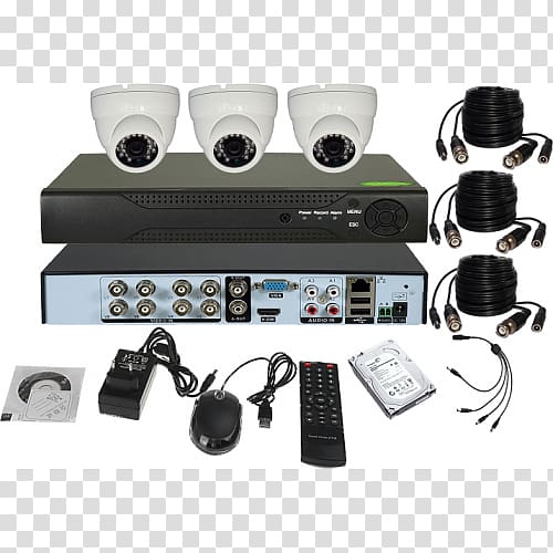 Closed-circuit television Digital Video Recorders IP camera Analog High Definition, Camera Business Card transparent background PNG clipart