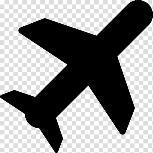 Airplane Silhouette Computer Icons, airplane transparent background PNG clipart