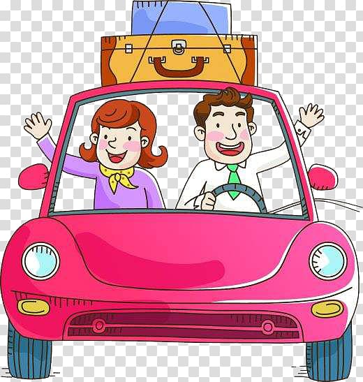 , Driving by car transparent background PNG clipart