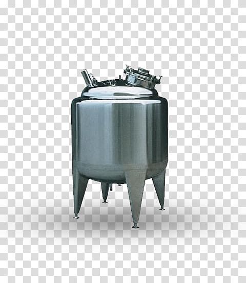 Jacketed vessel Stainless steel Storage tank Mixing, Storage Tank transparent background PNG clipart