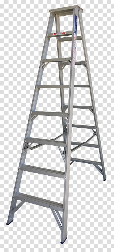 Ladder Aluminium Fiberglass Industry Stair tread, Step Ladder Weight Ratings transparent background PNG clipart