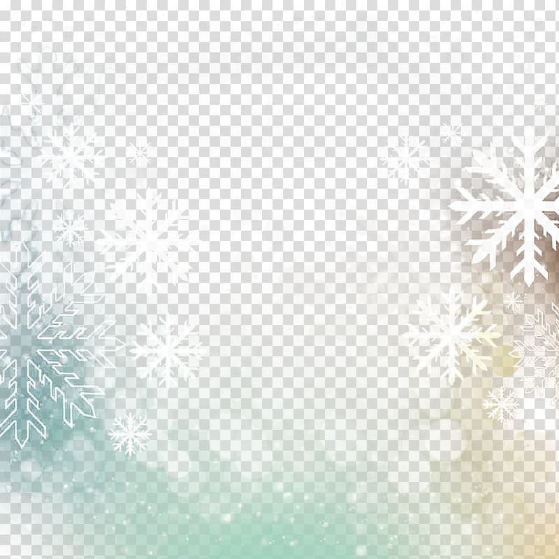 white snow flakes illustration, Snowflake Chemical element, Snow texture element transparent background PNG clipart