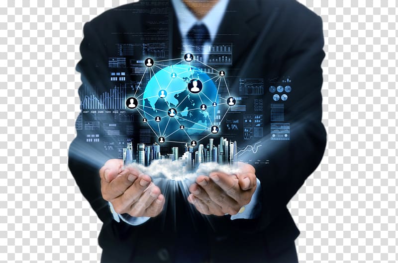 hands holding the earth model of business people transparent background PNG clipart