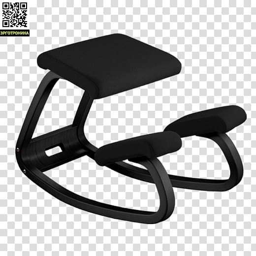 Kneeling chair Varier Furniture AS Office & Desk Chairs, chair transparent background PNG clipart