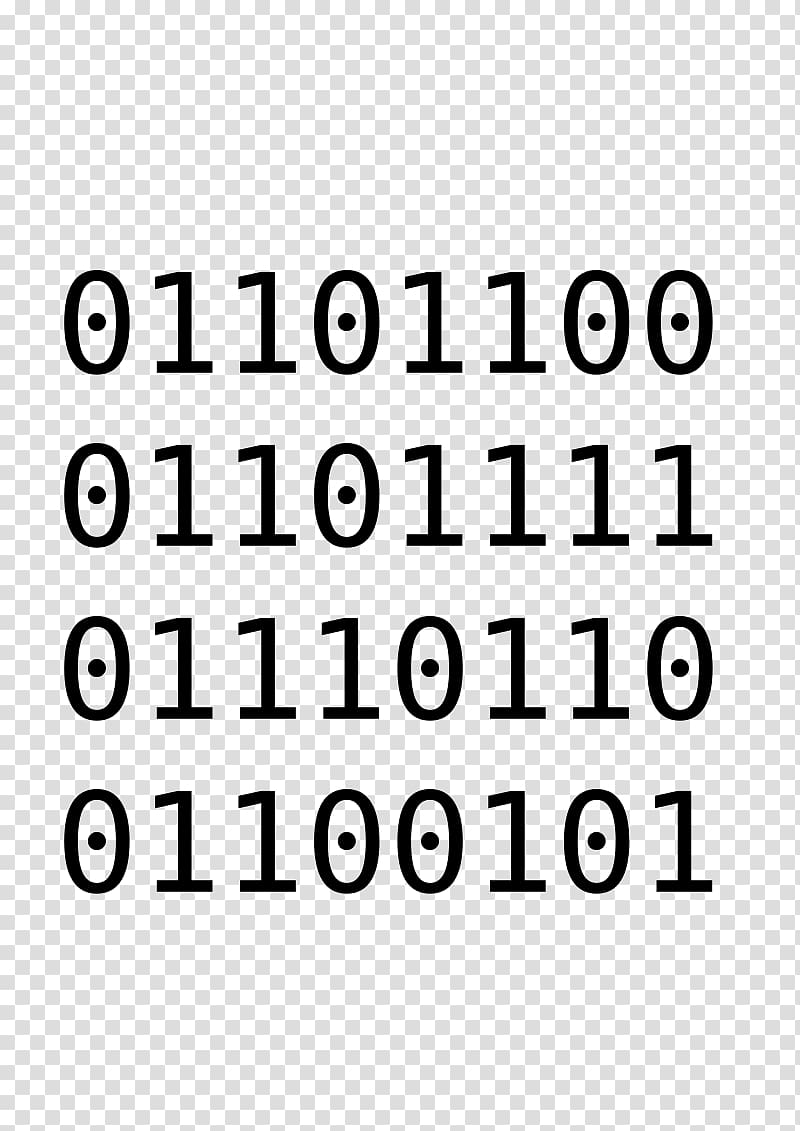 0110110 numbers text, Binary code Binary file Binary number , lovely text transparent background PNG clipart