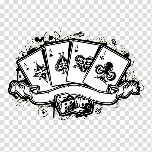 Ace Art Playing card, design transparent background PNG clipart