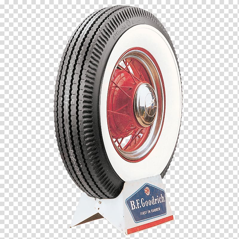 Whitewall tire Car Coker Tire BFGoodrich, vintage trucks transparent background PNG clipart