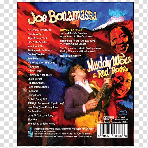 Beth Hart Joe Bonamassa, Muddy Wolf at Red Rocks Blu-ray disc, supermarket big promotion poster transparent background PNG clipart