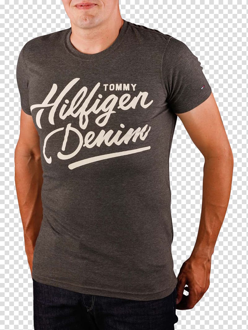 Long-sleeved T-shirt Long-sleeved T-shirt Tommy Hilfiger Shoulder, T-shirt transparent background PNG clipart