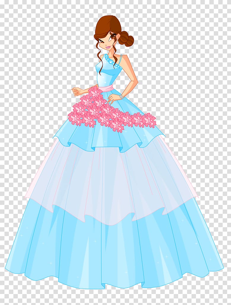 Dress Ball gown Clothing Skirt, gown transparent background PNG clipart