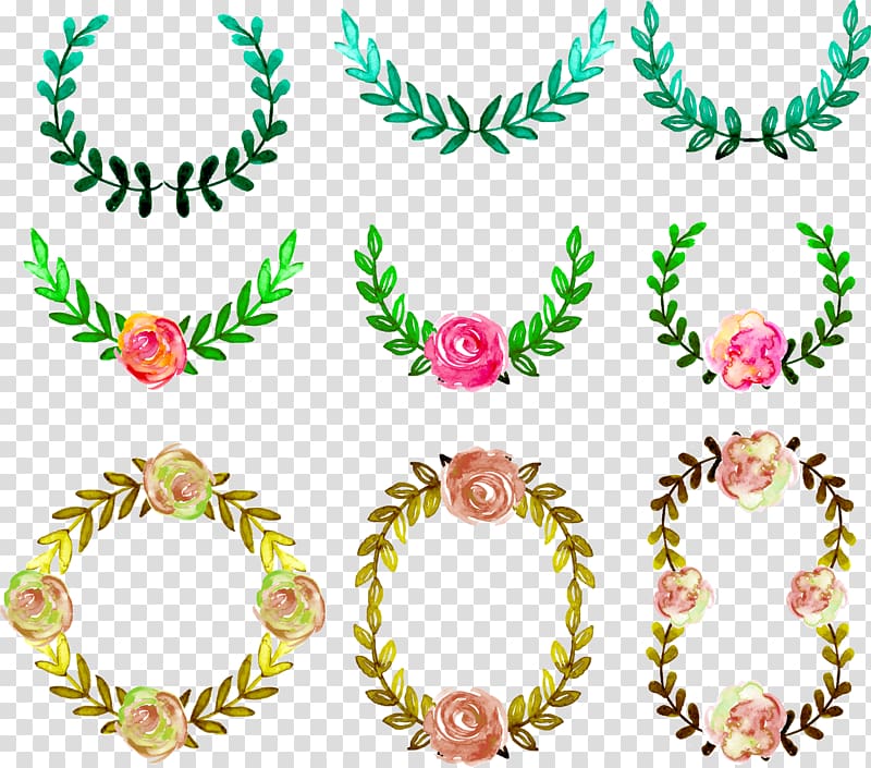 Flower Euclidean Watercolor painting , Illustration a variety of Corolla transparent background PNG clipart