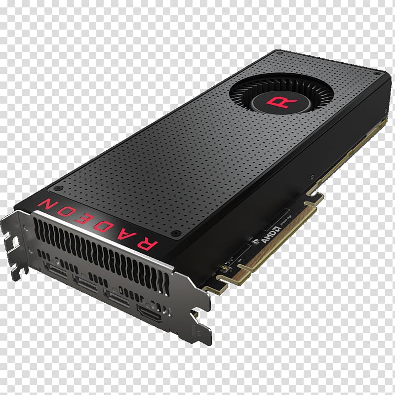 Graphics Cards & Video Adapters AMD Radeon 500 series AMD Vega Sapphire Technology, others transparent background PNG clipart