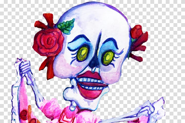 Mexico Drawing Day of the Dead , hand skull transparent background PNG clipart