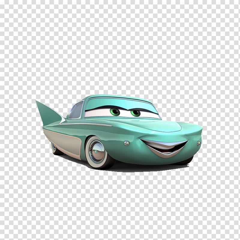 teal car illustration, Cars Mater-National Championship Flo Lightning McQueen Sally Carrera, Cartoon car transparent background PNG clipart