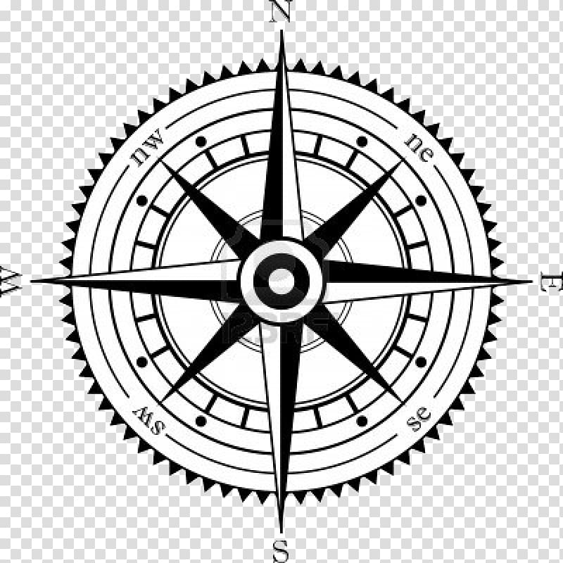 Compass rose North, compass transparent background PNG clipart