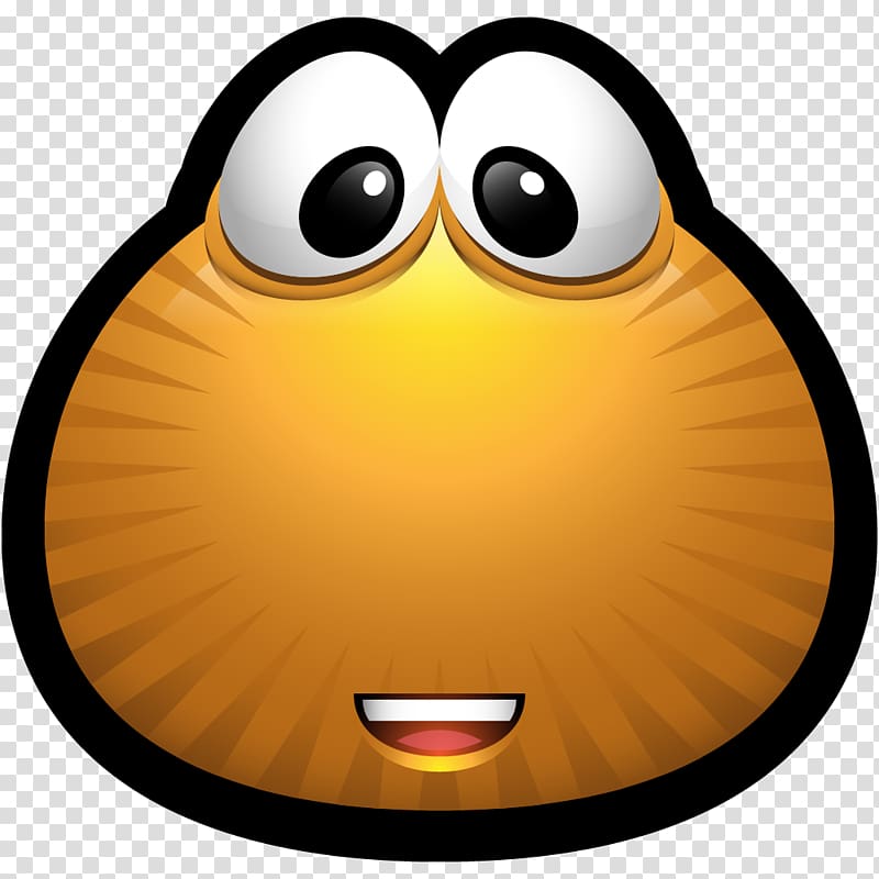 emoticon smiley yellow beak, Brown Monsters 19 transparent background PNG clipart