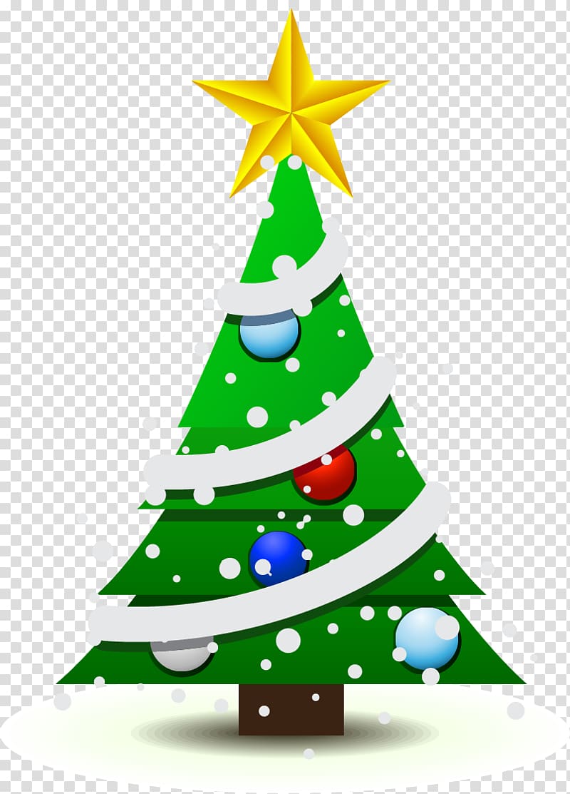 Christmas tree Christmas ornament Euclidean , Green Christmas tree covered with ornaments transparent background PNG clipart