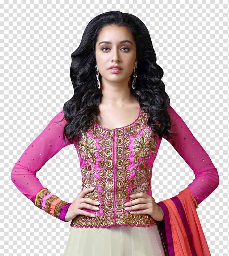 woman touching her waist, Shraddha Kapoor , Shraddha Kapoor transparent background PNG clipart
