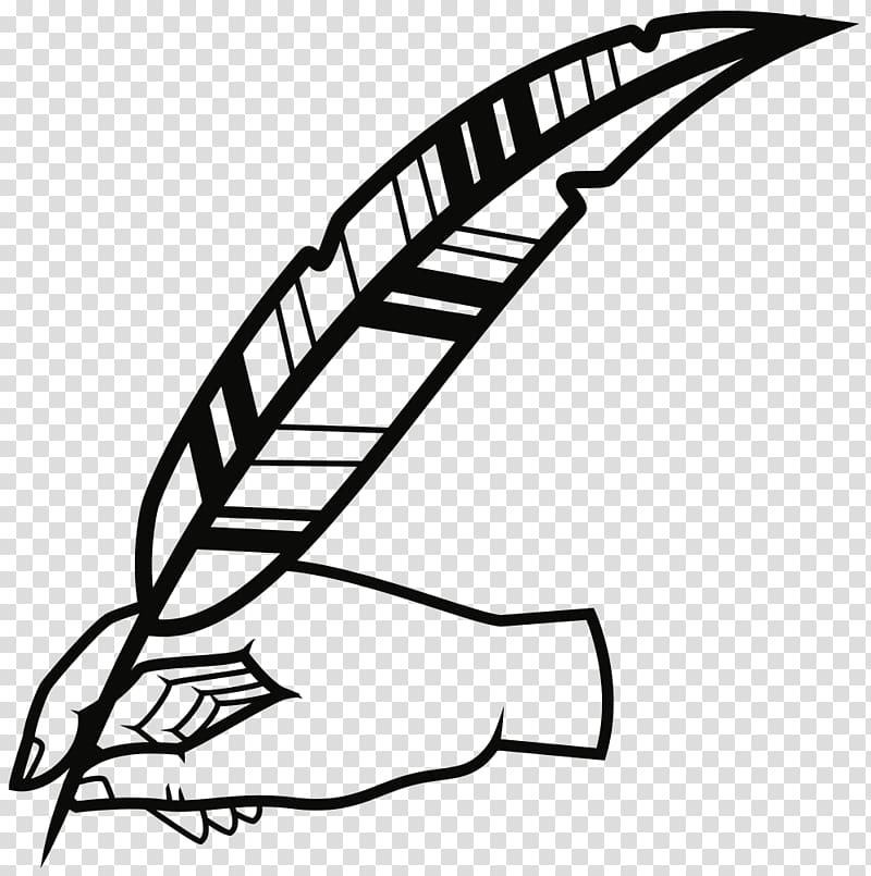 Paper Quill Open graphics, feather pen transparent background PNG clipart