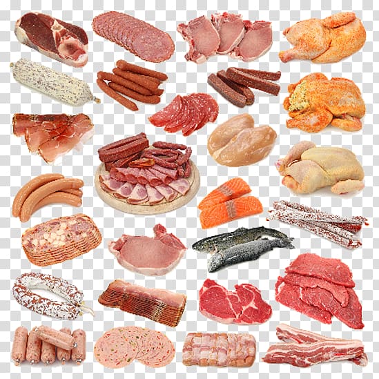 Sausage Meat Fish as food Cooking, Meat collection transparent background PNG clipart