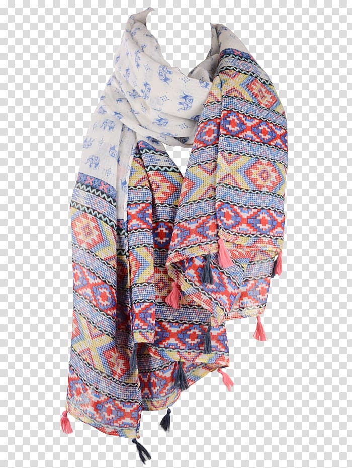 Scarf Pashmina Textile Cotton Shawl, cartoon summer discount transparent background PNG clipart
