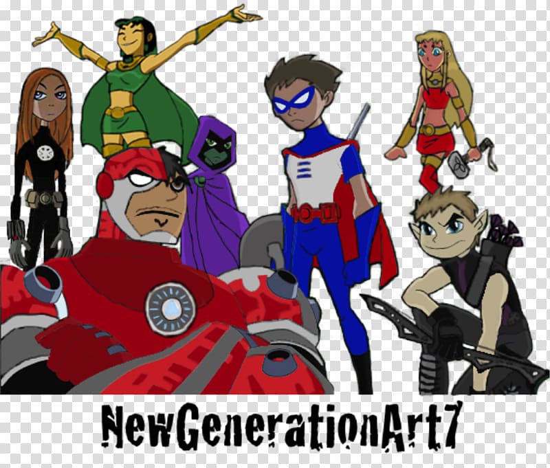 Beast Boy Starfire Thor Teen Titans Young Avengers, beast boy transparent background PNG clipart