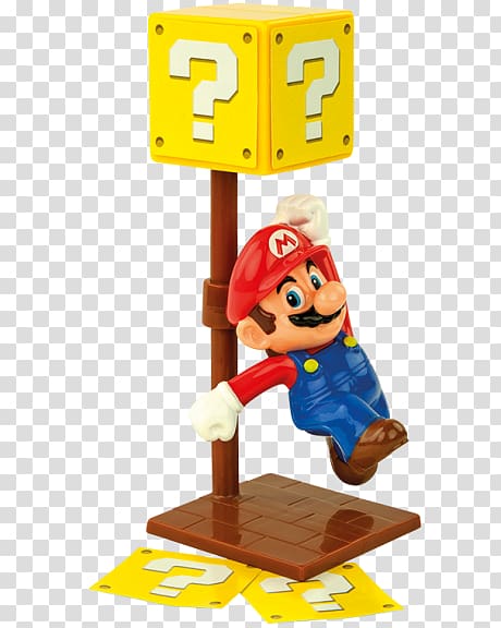 Figurine Google Play Mario Series Super Mario Bros., Happy Meal transparent background PNG clipart