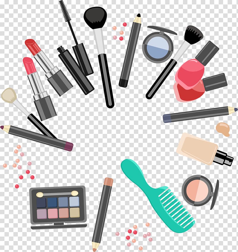 Cosmetics Beauty Parlour International Women\'s Day Make-up artist Makeup brush, tools transparent background PNG clipart