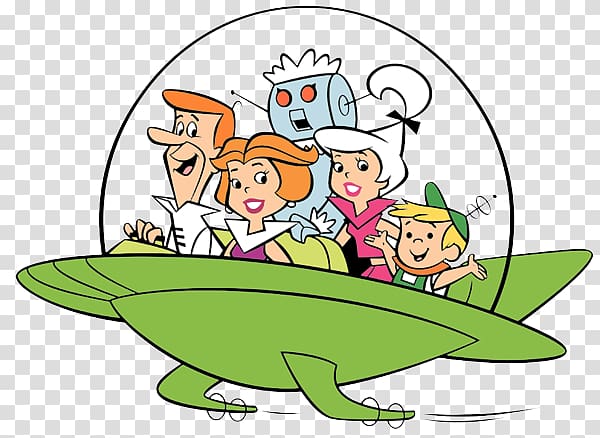 George Jetson Judy Jetson Hanna-Barbera Television show Cartoon, Animation transparent background PNG clipart