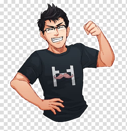 Markiplier Fan art Coffee YouTuber, Markiplier transparent background PNG clipart