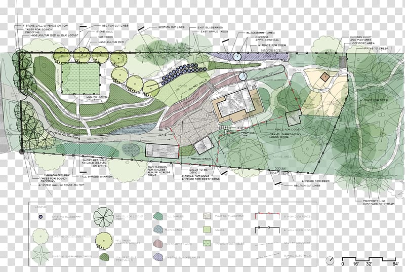 The Permaculture Home Garden Swale Keyline design, design transparent background PNG clipart