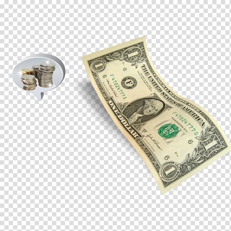 United States one-dollar bill United States Dollar Banknote Coin Money, Dollar bank propaganda transparent background PNG clipart