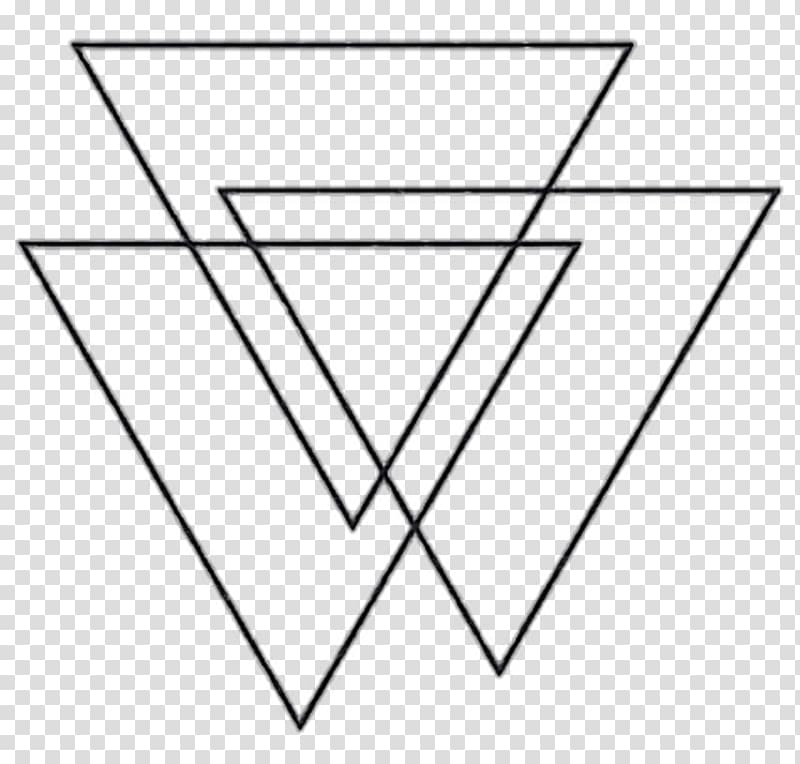 Tattoo Triangle Geometry Drawing, triangle transparent background PNG clipart