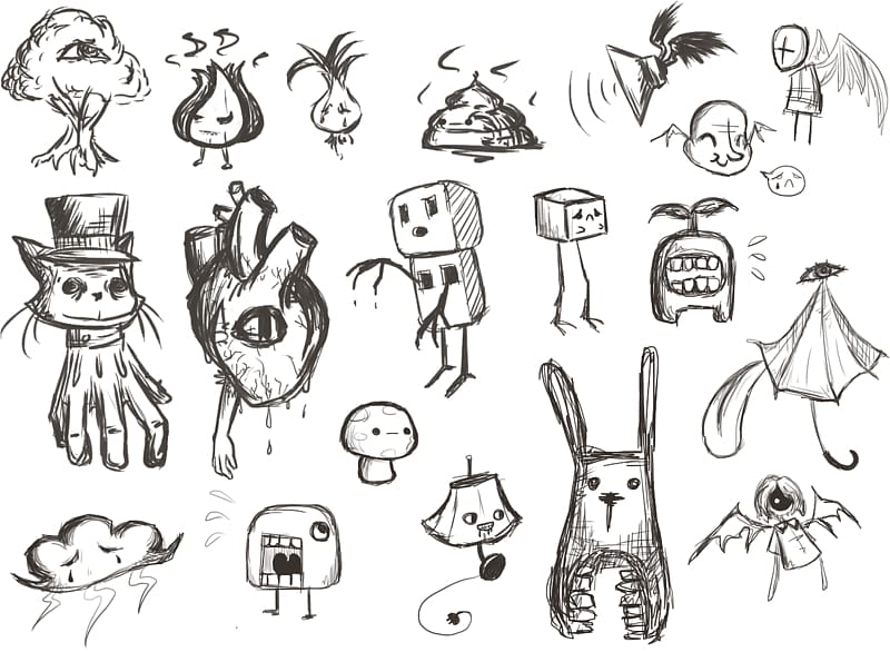 Monster Doodles Drawing, others transparent background PNG clipart