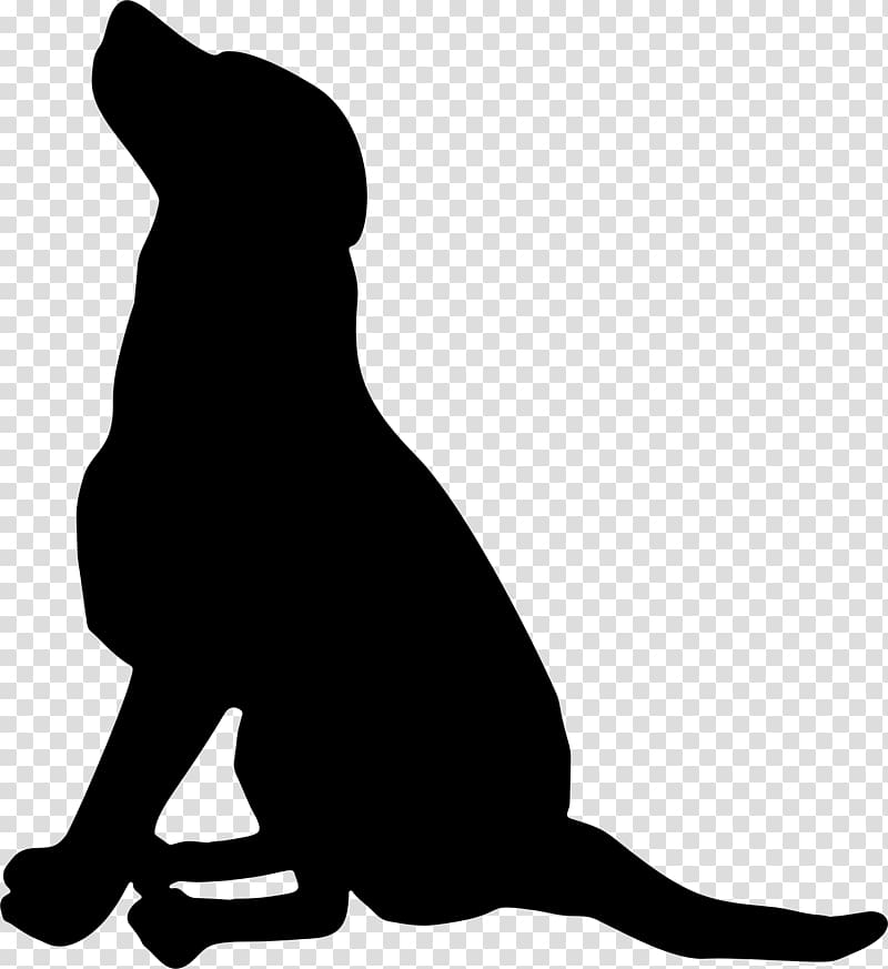 silhouette of Labrador retriever illustration, Labrador Retriever Silhouette , silhouettes transparent background PNG clipart