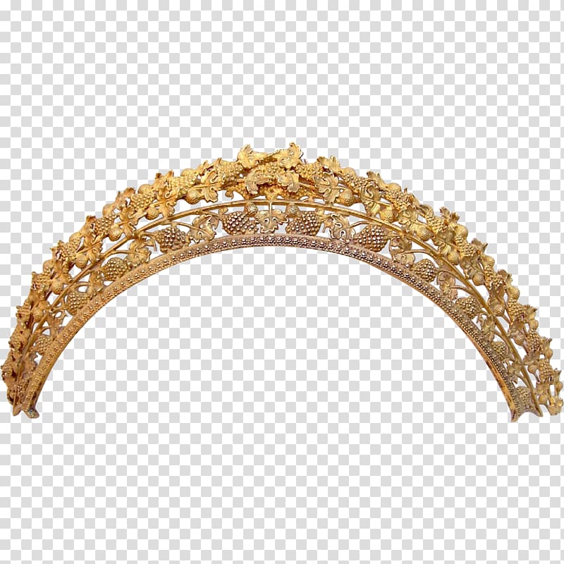 Comb Clothing Accessories Tiara Jewellery Crown, gold leaf transparent background PNG clipart