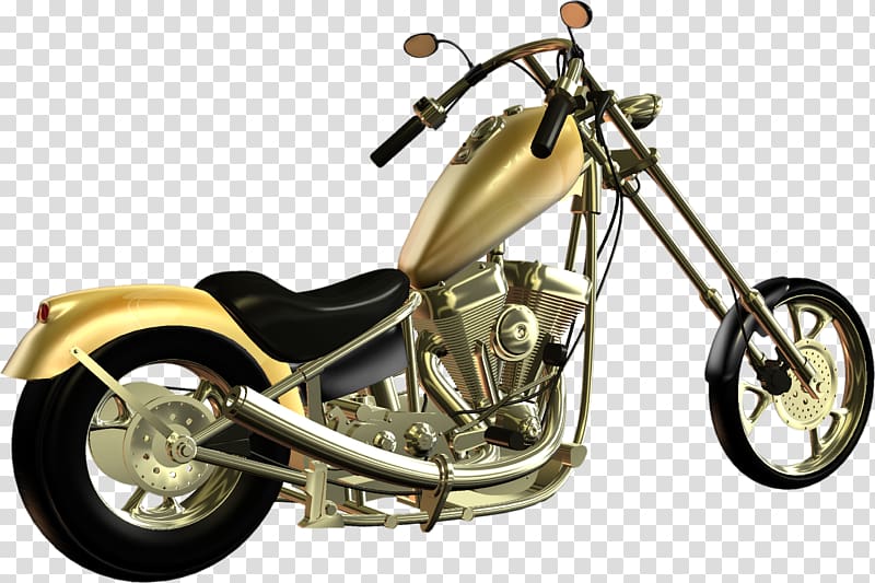 Motorcycle accessories Chopper Bicycle, Retro Cool Motorcycle transparent background PNG clipart