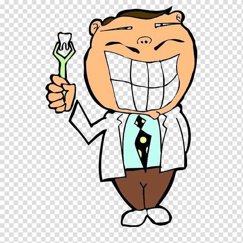 Dentistry Tooth Physician, Cartoon doctor transparent background PNG clipart