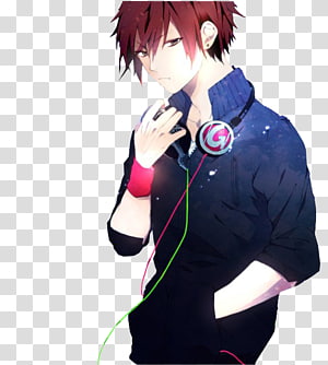 Orochi Iori Yagami KOF OL, red-haired male anime character