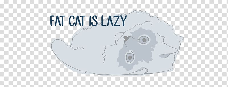 Material Animal Cake decorating Font, lazy fat cat transparent background PNG clipart