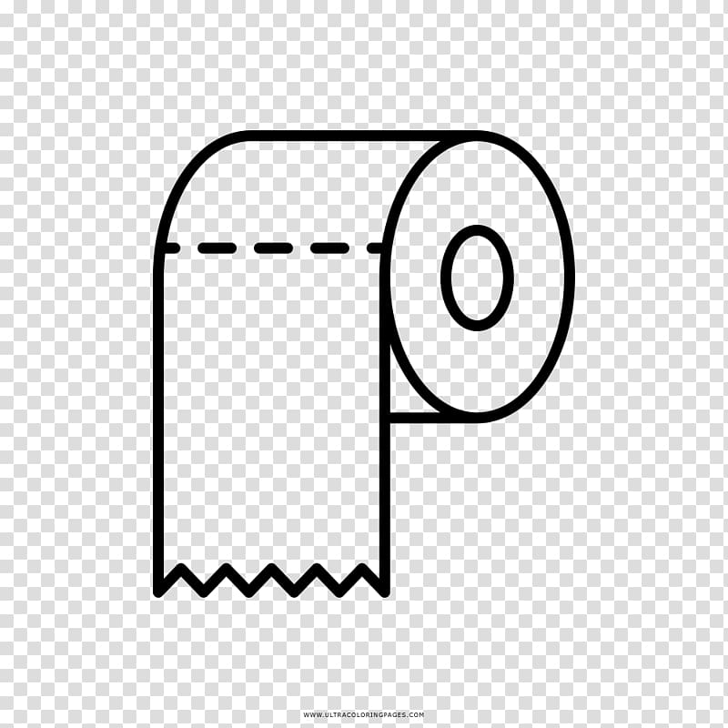 Toilet Paper Drawing Coloring book Hygiene, toilet paper transparent background PNG clipart