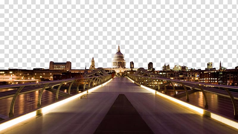 St Pauls Cathedral Millennium Bridge, London Tower Bridge Gateshead Millennium Bridge, Bridge transparent background PNG clipart