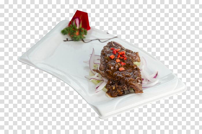 Short ribs Salsa Black pepper Chinese cuisine, Ribs with Black Pepper Sauce transparent background PNG clipart